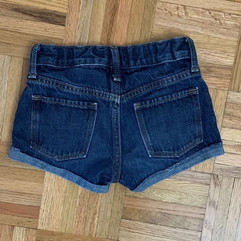 EUC! Dark Blue Denim Shorts Girls Size 8 Old Navy